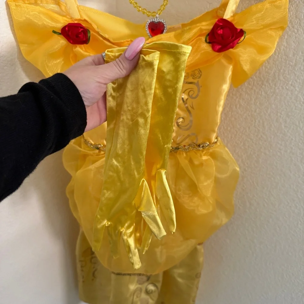 Disney Princess Belle Majestic Dress-Up Set Beauty & The Beast Costume 4-6X - Picture 4 of 7